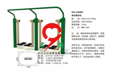 健身器材双位漫步机