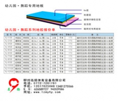 幼儿园舞蹈室pvc塑胶地板
